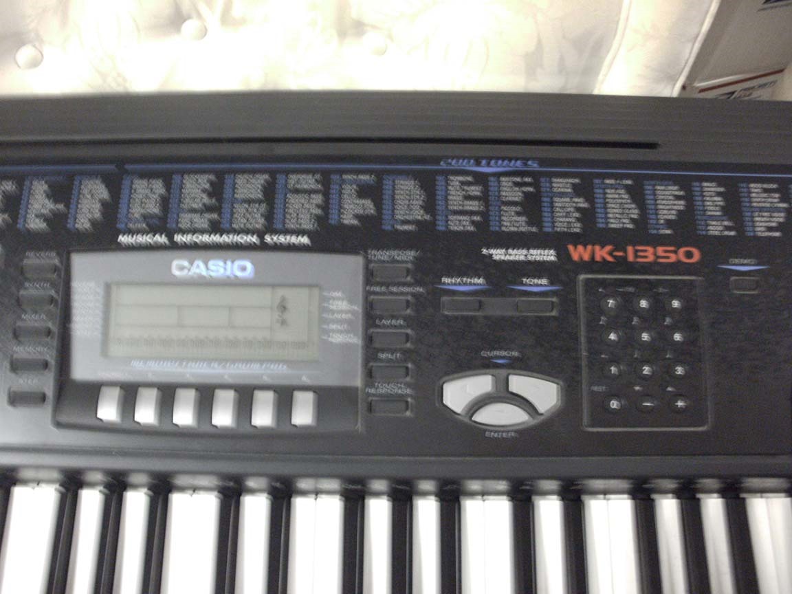 Vintage Casio WK1350 Musical Information System & Synthesizer eBay